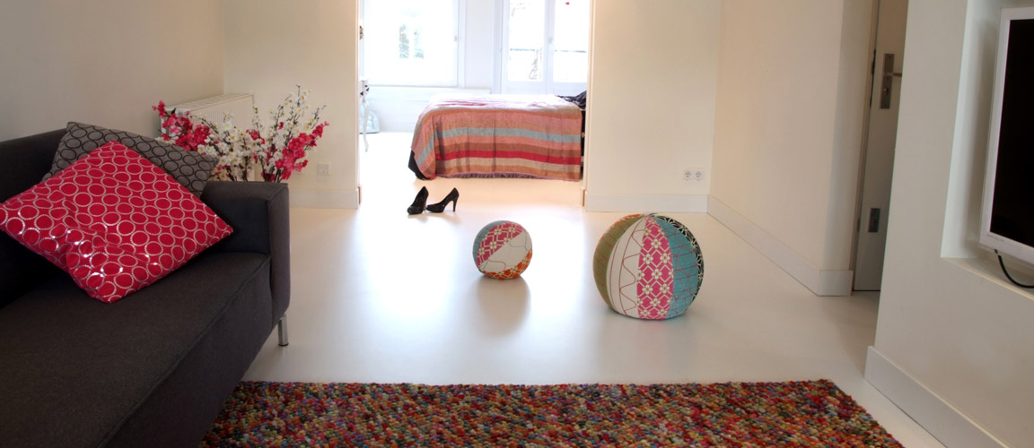 Gietvloer utrecht, epoxyvloer, woonbeton & vloercoating Gietvloer woonkamer interieur
